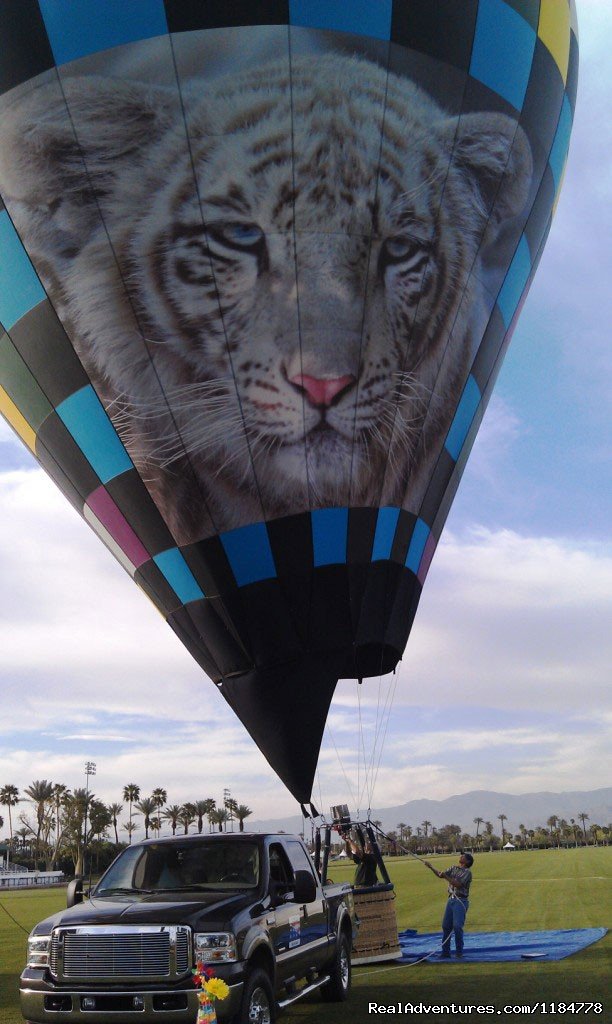 View Polo Fields from our Hot Air Balloons | Hot Air Balloon Flights over Palm Springs | Image #6/6 | 