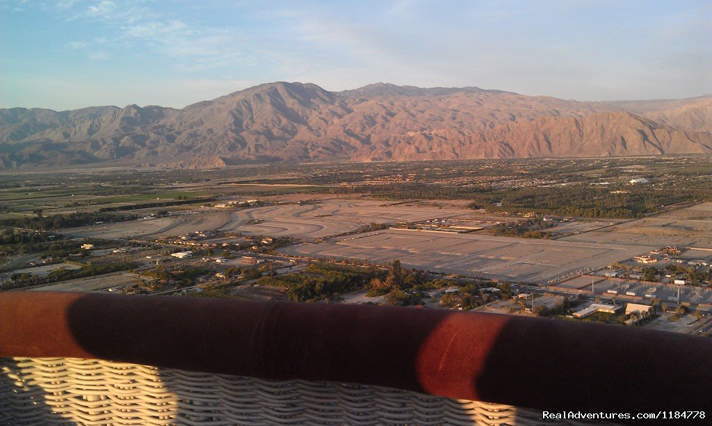 Our Passenger's photo from Hot Air Balloon Gondola | Hot Air Balloon Flights over Palm Springs | Image #5/6 | 
