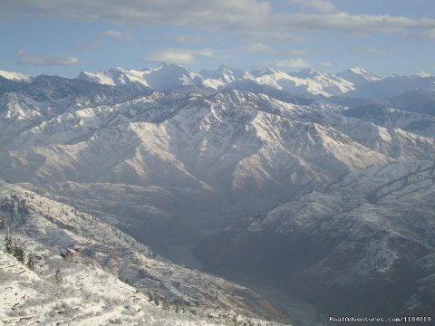 Snow Mountains Trail view