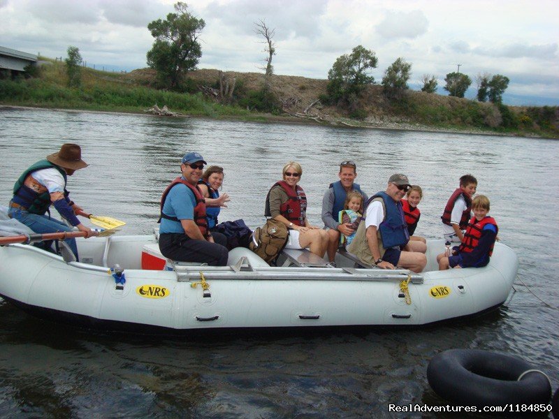 Boat Float on the Yellowstone River | Hawley Mountain Guest Ranch Vacation | Image #9/16 | 