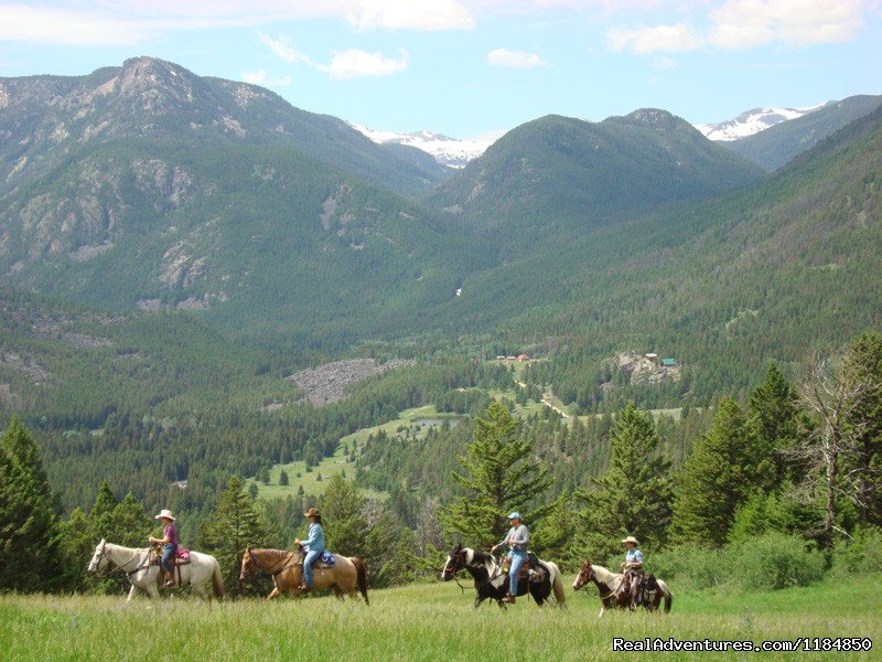 Horseback ride above Hawley Mountain Ranch | Hawley Mountain Guest Ranch Vacation | Image #2/16 | 