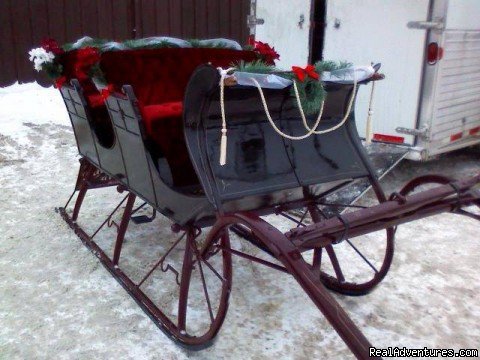 100 year old Santa Sleigh  | Horse Drawn Sleigh Rides & Carriages Rides  | Image #11/14 | 