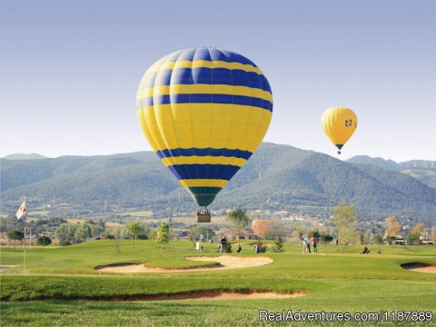 Balloon near Barcelona