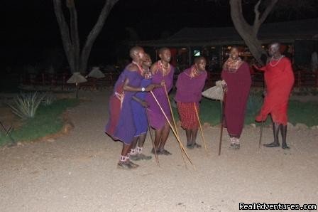 Masai dance,Kibo safari camp,Amboseli national park