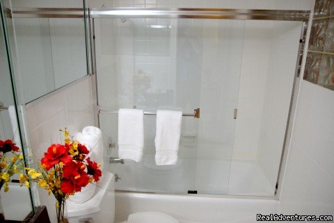 Pristine en suite bath | Lincoln Park Guest House | Image #4/4 | 