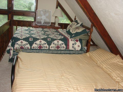 loft with extra sleeping area | Charming Chalet with HUGE Deck | Image #5/21 | 