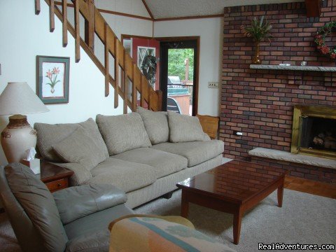 comfortable seating | Charming Chalet with HUGE Deck | Image #10/21 | 