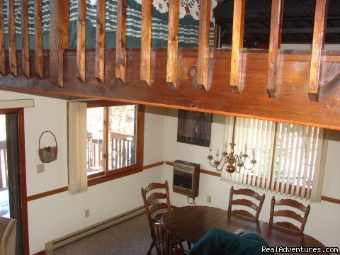 view from loft | Charming Chalet with HUGE Deck | Image #12/21 | 