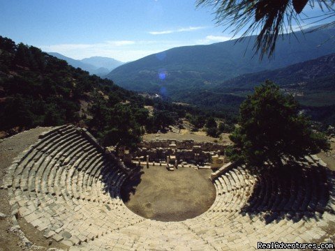 Ancient theatre at Arykanda in Lycia, Turkey