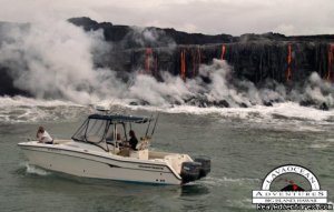 Hawaii Volcano Tour by boat  to view active lava | Big Island, Hawaii | Cruises