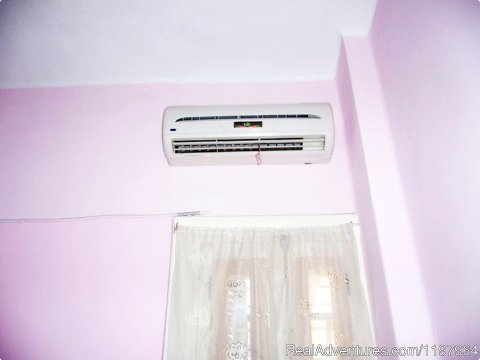 New bedroom with air conditioning