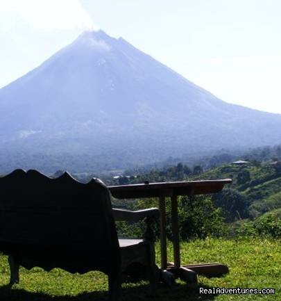 Arenal volcano view from Essence Arenal Garden