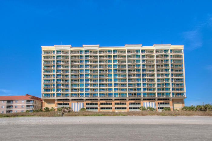 Exterior From Beach | Mar Vista Grande 1515 Penthouse- Luxurious Condo | North Myrtle Beach, South Carolina  | Vacation Rentals | Image #1/23 | 