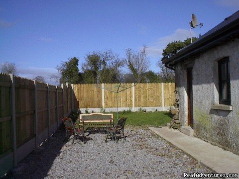 Sunny patio area | East Cork Traditional Cottage | Image #3/6 | 