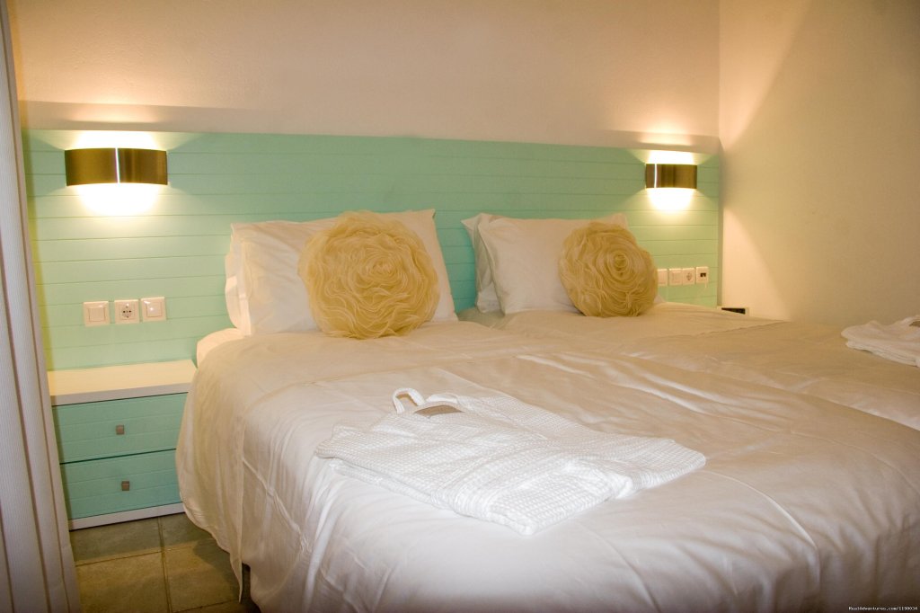 Second Bedroom of Two Bedroom Suite | Romantic Luxury Getaway in Mykonos | Image #15/22 | 