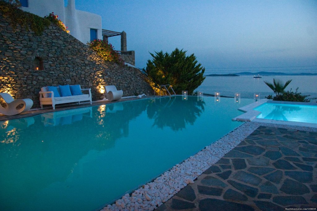 Pool Area | Romantic Luxury Getaway in Mykonos | Image #21/22 | 