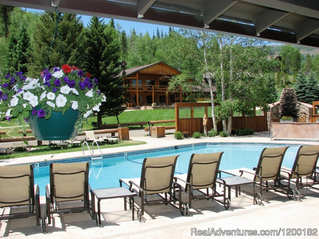 Patio House Pool | C Lazy U Ranch... Colorado's Premier Guest Ranch | Image #18/23 | 
