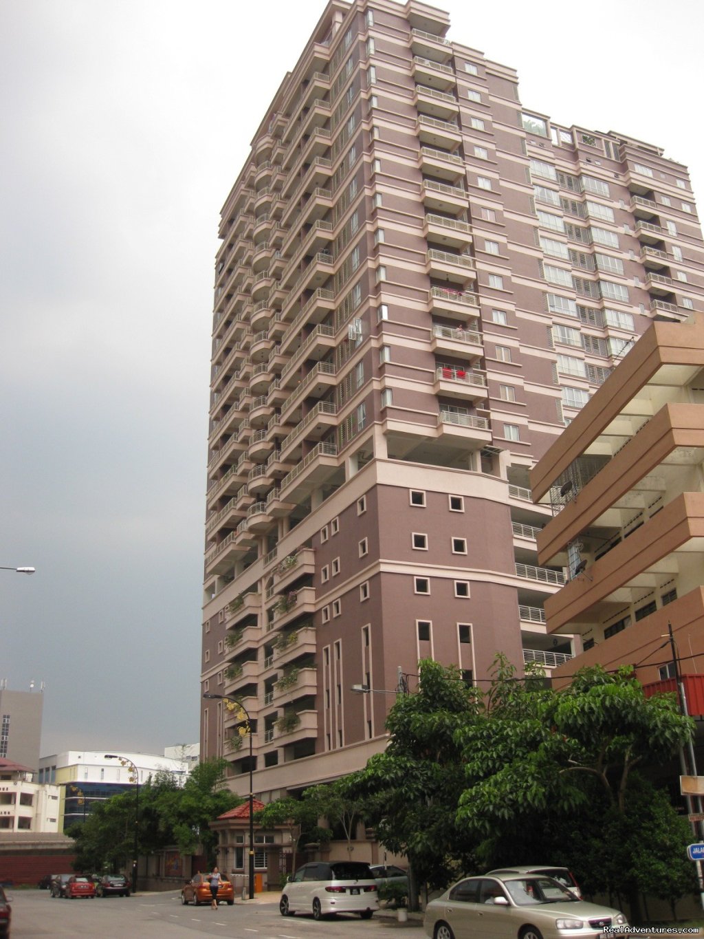 Front view of condominium block | Sarang Mutiara Studio Apartment in KL city center | Kuala Lumpur, Malaysia | Bed & Breakfasts | Image #1/9 | 