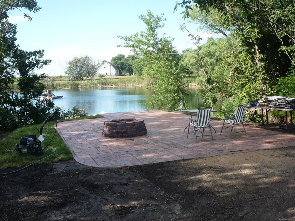 patio/firepit by the pond | InnSpiration Bed & Breakfast- A Country Getaway | Image #2/23 | 