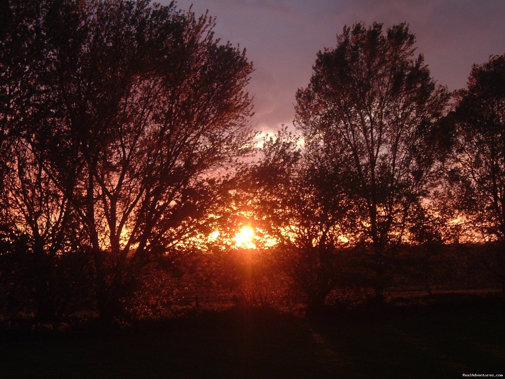 Sunset from the west deck | InnSpiration Bed & Breakfast- A Country Getaway | Image #22/23 | 