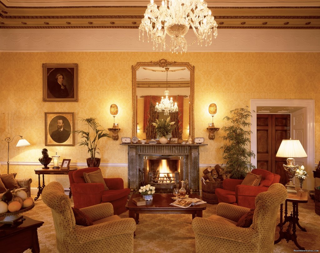Drawing Room & welcome Fire | Longueville House Hotel & Sporting Estate | Image #7/20 | 