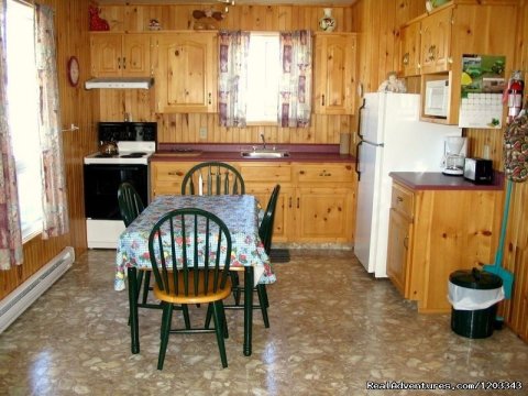 Kitchen in two bedroom cottage.