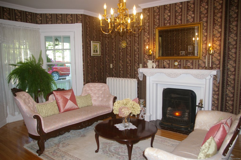 Guest livingroom area with gorgeous upright piano... | The Dawson House... Truly intriguing | Image #3/9 | 
