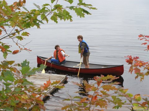 Canoeing in the fall