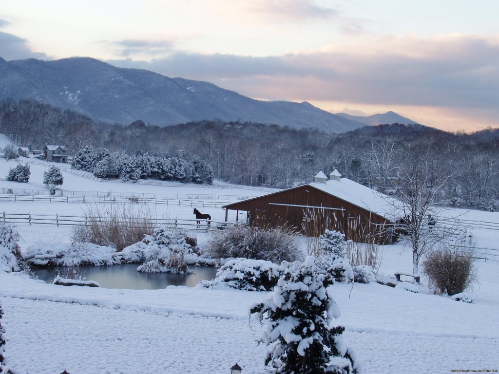 Sunrise on a winter morning | Enjoy the Great Outdoors at Fox Hill B&B Suites | Image #13/21 | 
