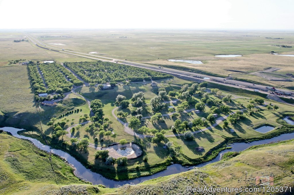 Campground Overview | Eagle Valley Park Campground & Escape Grill & Pool | Maple Creek, Saskatchewan  | Campgrounds & RV Parks | Image #1/8 | 