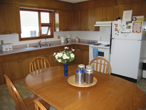 College Drive Lodge fully equipped kitchens for your use.