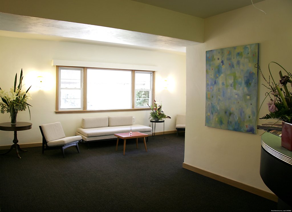 Our bright and beautiful lobby. | Holiday Music Motel | Image #5/20 | 