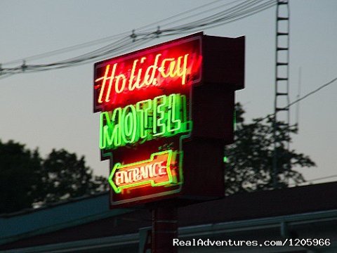 Our iconic neon sign.