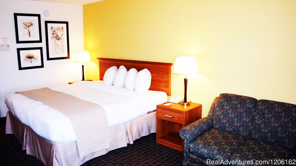 King Study Guest Room | AmericInn Madison West | Image #10/23 | 