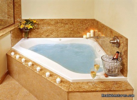 Relax in the Massage Tub with Free Bath Salts