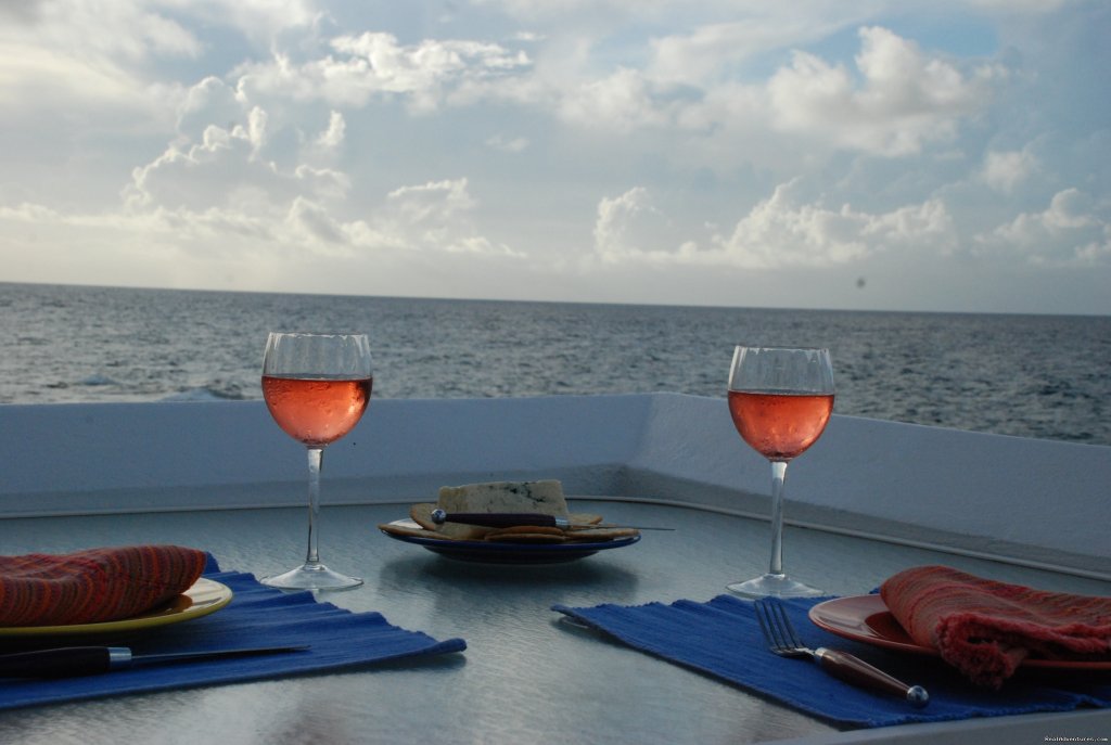 Romantic dinner on the deck | SeaViewPlay  New Pool & Fabulous Ocean Front Villa | Image #19/26 | 
