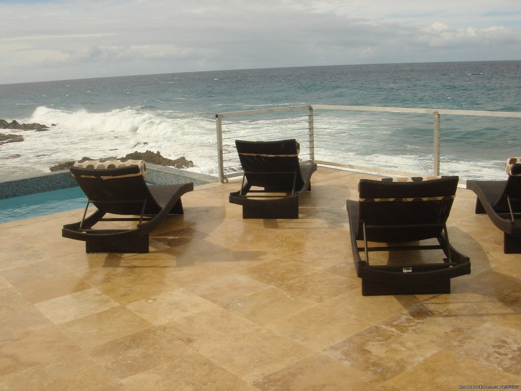 Relax on the deck | SeaViewPlay  New Pool & Fabulous Ocean Front Villa | Image #17/26 | 
