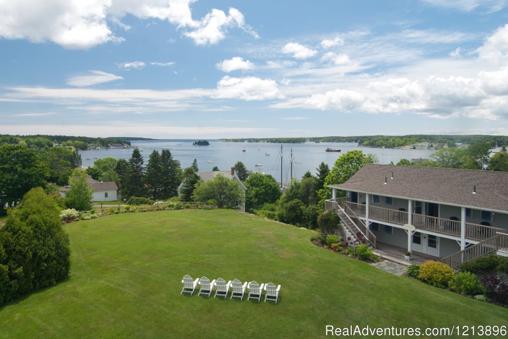 View from Maine House | Topside Inn - The Inn on the Hill | Boothbay Harbor, Maine  | Bed & Breakfasts | Image #1/4 | 