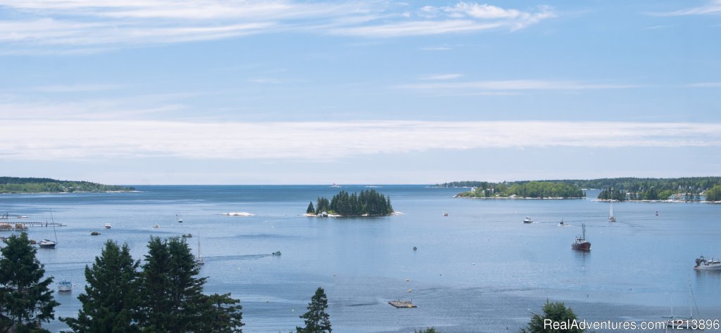 View of Boothbay Harbor | Topside Inn - The Inn on the Hill | Image #4/4 | 
