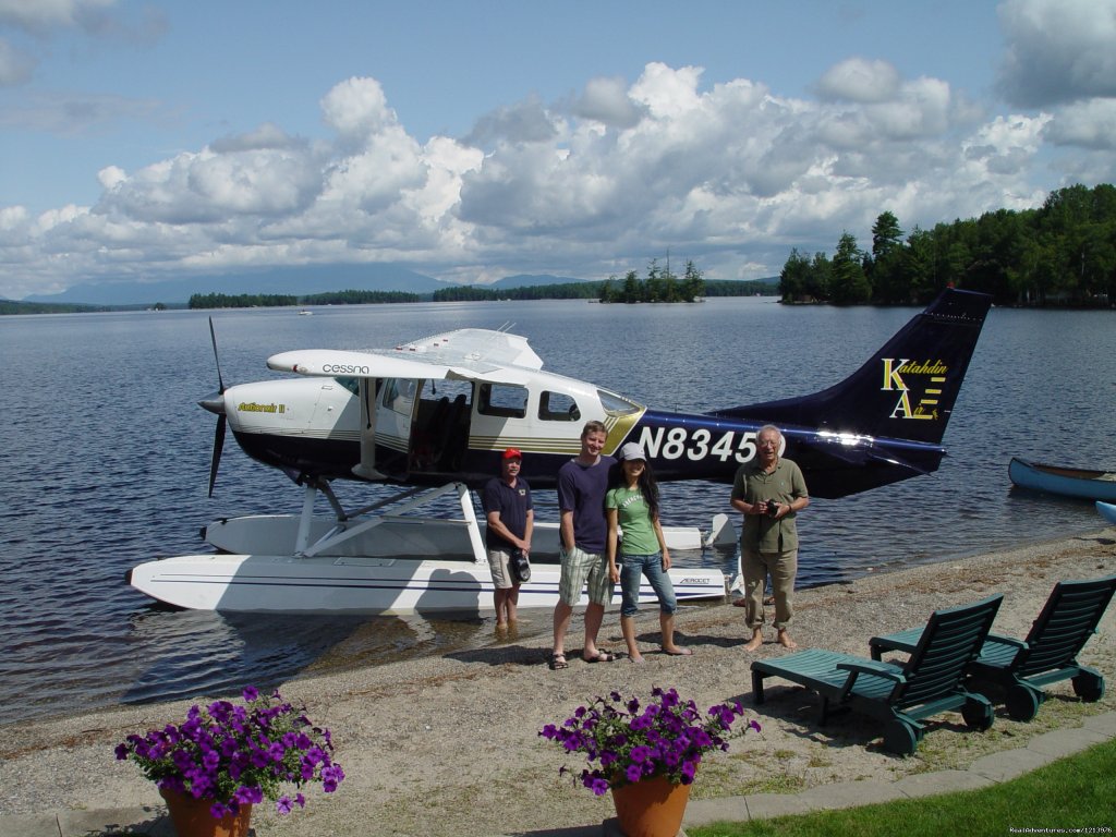 Take a scenic plane ride right from the Lodge! | A Unique Waterfront B & B in the Heart of Maine | Image #5/18 | 