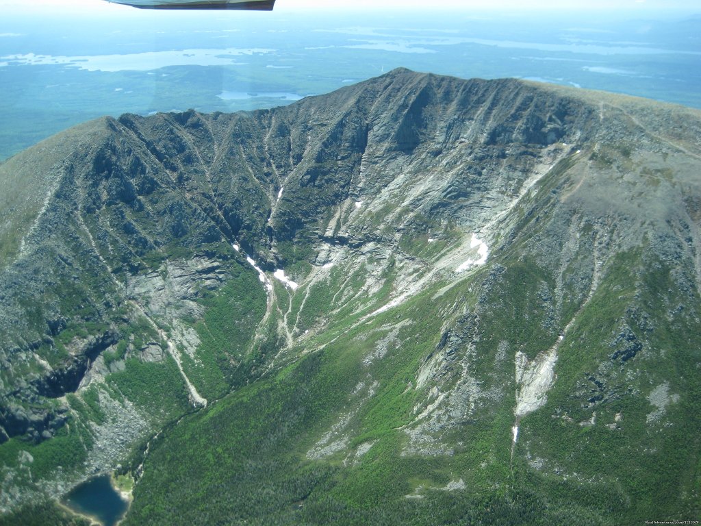 Aerial View of Mt. Katahdin | A Unique Waterfront B & B in the Heart of Maine | Image #9/18 | 