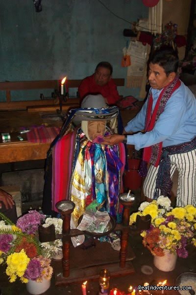 Maximon Mayan Alive culture in Guatemala
