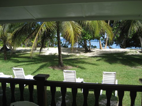 View from your beach bungalow