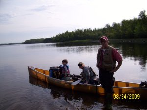 Autumn Canoe trip with the Grandson