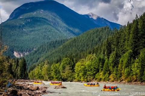 Beautiful White Water Rafting In British Columbia