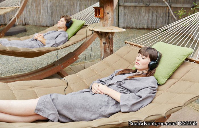 Sound Therapy in our Field of Hammocks | Osmosis Day Spa Sanctuary | Image #8/10 | 
