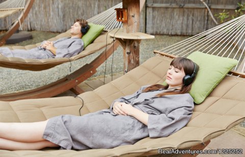 Sound Therapy in our Field of Hammocks