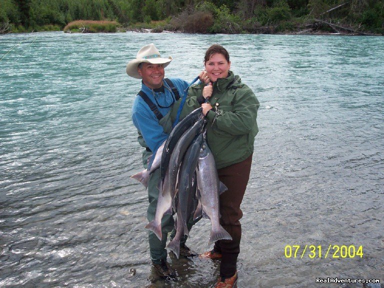 A limit of Red Salmon (Sockeyes) | Alaska River Adventures | Image #4/5 | 