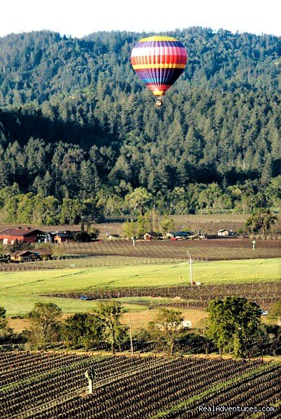 Balloons above Hillcrest | Napa Valley's Destination Getaway at Hillcrest B&B | Image #7/9 | 