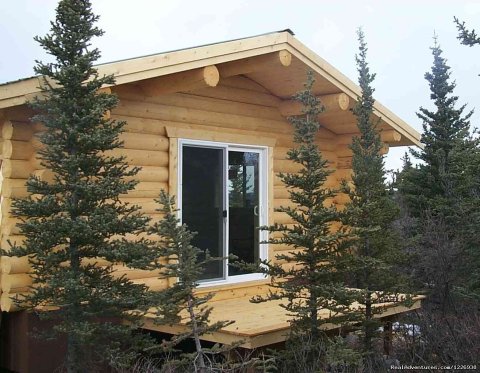 Park's Edge Cabins, Outside View of the Deluxe Cabin